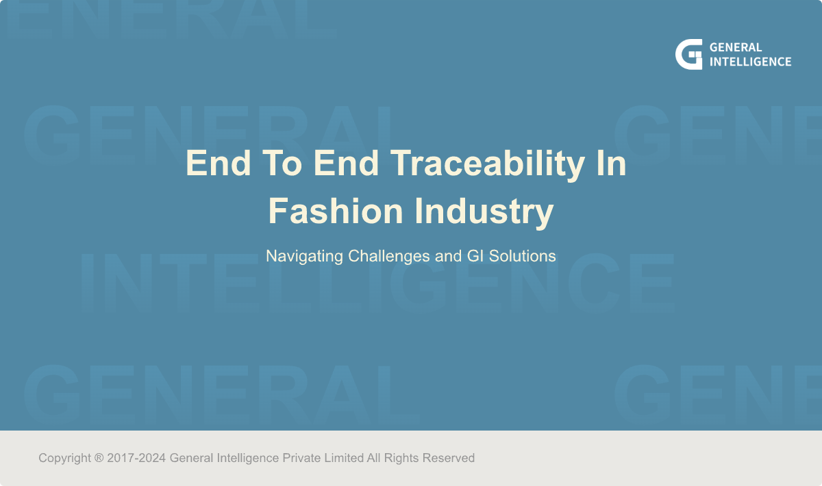 End to end Traceability